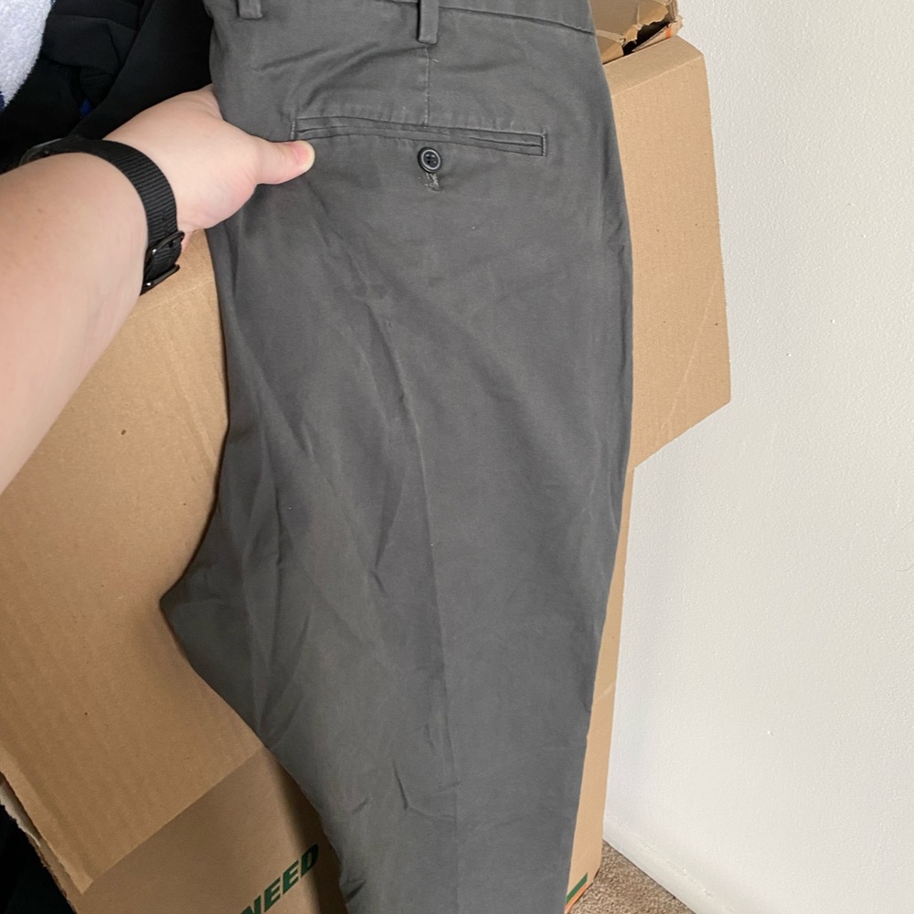 Gap for Good, Soft Black, 38x32 slim fit pants.